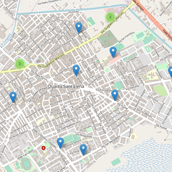 Thumbnail mappa supermercati di Quartu Sant'Elena