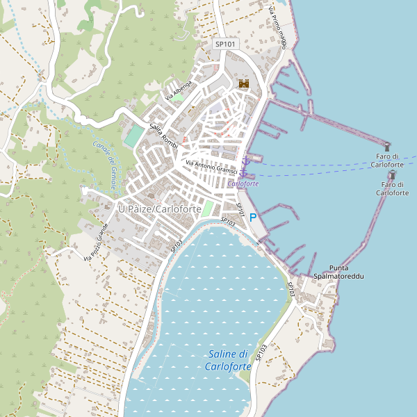 Thumbnail mappa taxi di Carloforte