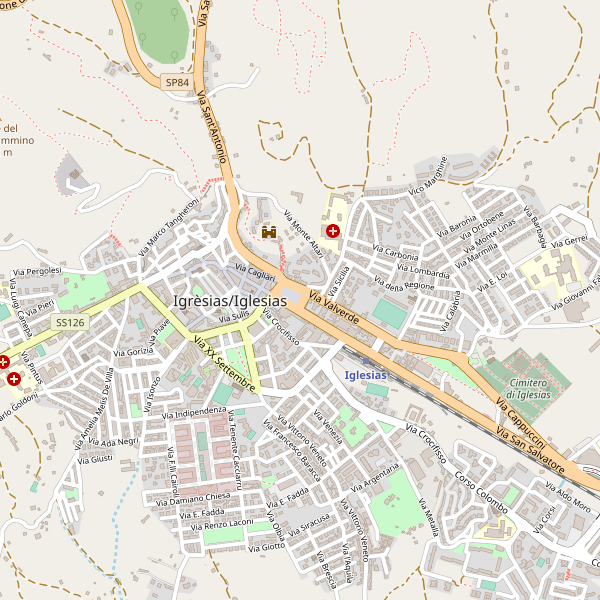 Thumbnail mappa taxi di Iglesias