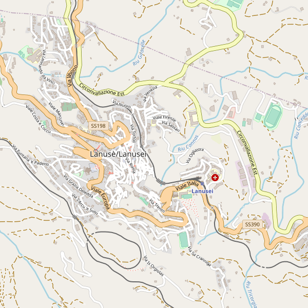 Thumbnail mappa taxi di Lanusei