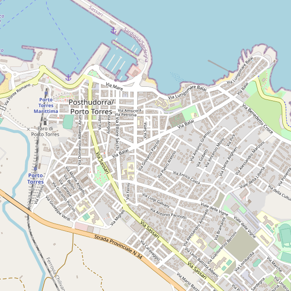 Thumbnail mappa taxi di Porto Torres