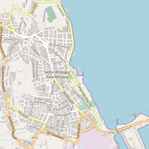 Thumbnail mappa taxi di Sant'Antioco