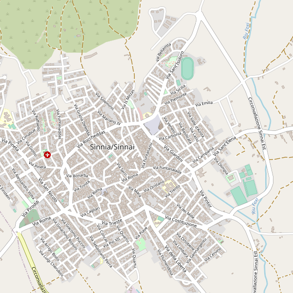 Thumbnail mappa taxi di Sinnai