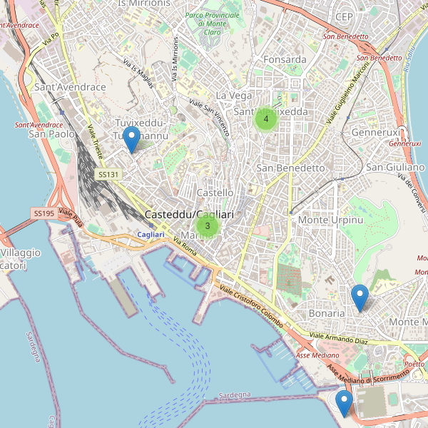 Thumbnail mappa teatri di Cagliari