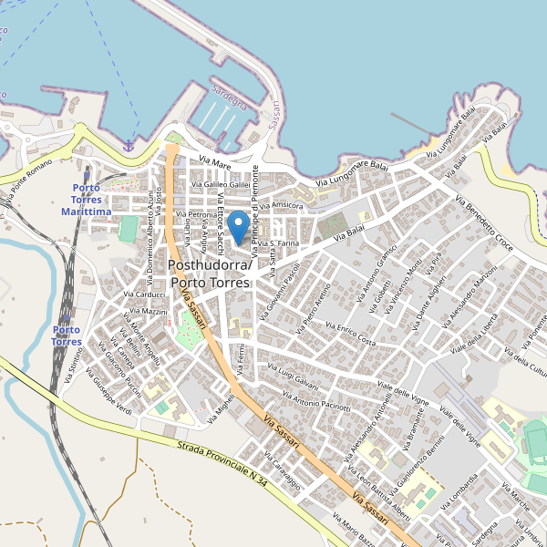 Thumbnail mappa teatri di Porto Torres